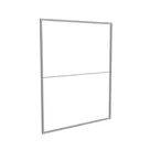 200x250cm - stojąca rama S50D, profil srebrny