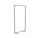 100x200cm - stojąca rama S50D, stopy standard, profil srebrny