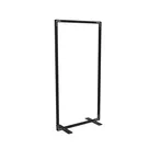 100x200cm - stojąca rama S50D, stopy standard, profil czarny