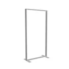 100x200cm - stojąca rama S100D, stopy standard, profil srebrny