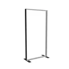 100x200cm - stojąca rama S100D, stopy standard, profil czarny