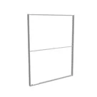 200x250cm - stojąca rama S100D, podświetlenie krawędziowe LED, profil srebrny