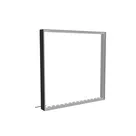 100x100cm - stojąca rama S100D, podświetlenie krawędziowe LED, profil czarny