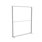 200x250cm - stojąca rama S100D, podświetlenie krawędziowe LED, stopy standard, profil srebrny