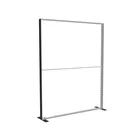 200x250cm - stojąca rama S100D, podświetlenie krawędziowe LED, stopy standard, profil czarny