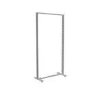 100x200cm - stojąca rama S100D, podświetlenie krawędziowe LED, stopa na kółkach, profil srebrny
