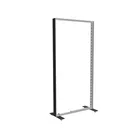 100x200cm - stojąca rama S100D, podświetlenie krawędziowe LED, stopa na kółkach, profil czarny