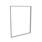 200x250cm - stojąca rama S100T, profil srebrny