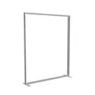 200x250cm - stojąca rama S100T, stopy standard, profil srebrny