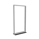 100x200cm - stojąca rama S100T, stopa Mono HPL, profil srebrny