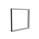 100x100cm - stojąca rama S100T, podświetlenie krawędziowe LED, profil czarny