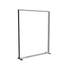 200x250cm - stojąca rama S100T, podświetlenie krawędziowe LED, stopy standard, profil czarny