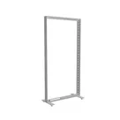 100x200cm - stojąca rama S100T, podświetlenie krawędziowe LED, stopy na kółkach, profil srebrny