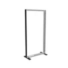 100x200cm - stojąca rama S100T, podświetlenie krawędziowe LED, stopy na kółkach, profil czarny