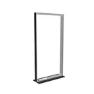 100x200cm - stojąca rama S100T, podświetlenie krawędziowe LED, stopa Mono HPL, profil srebrny