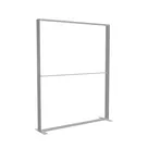 200x250cm - stojąca rama S150D, stopy standard, profil srebrny