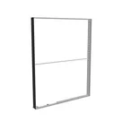 200x250cm - stojąca rama S150D, podświetlenie krawędziowe LED, profil czarny