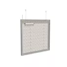 100x100cm - podwieszana rama S50T podświetlenie tylne LED, profil srebrny, linki z mocowaniem