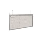 200x100cm - podwieszana rama S50T podświetlenie tylne LED, profil srebrny, linki z mocowaniem