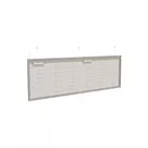 300x100cm - podwieszana rama S50T podświetlenie tylne LED, profil srebrny, linki z mocowaniem