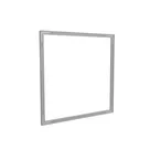 100x100cm - rama Outdoor S25, profil srebrny, blokady tkaniny