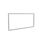 200x100cm - rama Outdoor S25, profil srebrny, blokady tkaniny