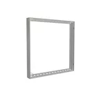 100x100cm - rama Outdoor S100T podświetlenie krawędziowe LED, profil srebrny, blokada tkaniny