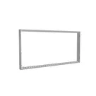 200x100cm - rama Outdoor S100T podświetlenie krawędziowe LED, profil srebrny, blokada tkaniny