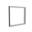 100x100cm - rama Outdoor S100T podświetlenie krawędziowe LED, profil czarny, blokada tkaniny