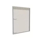 200x250cm - rama Outdoor S100T podświetlenie tylne LED, profil srebrny, blokada tkaniny