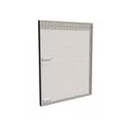 200x250cm - rama Outdoor S100T podświetlenie tylne LED, profil czarny, blokada tkaniny