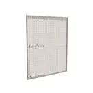 200x250cm - rama Outdoor S50T podświetlenie tylne LED, profil srebrny, blokada tkaniny