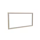 200x100cm - rama DECO S25, profil srebrny, dekor dąb 30x40mm
