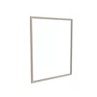 200x250cm - rama DECO S25, profil srebrny, dekor dąb 30x40mm
