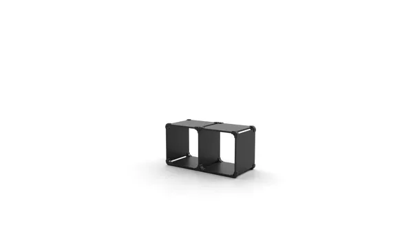 Modular form shelving shape K11 - 90x47x40cm - black