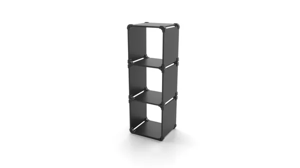 Modular Form bookcase K3 - 47x134x40cm - black