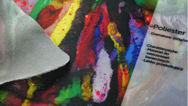 Stretch polyester fabric - sublimation printing, cutting