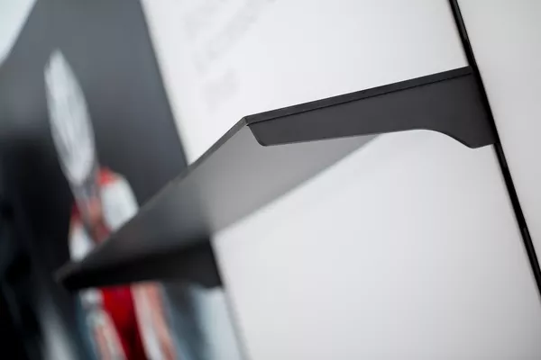 Faro shelf with brackets - 80x25cm