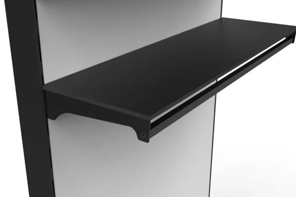 Hanger horizontal for Faro shelf with long 32cm brackets and a shelf - 80x32cm