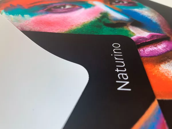 Naturino 220G Blocout Foil - UV printing, cutting into the format