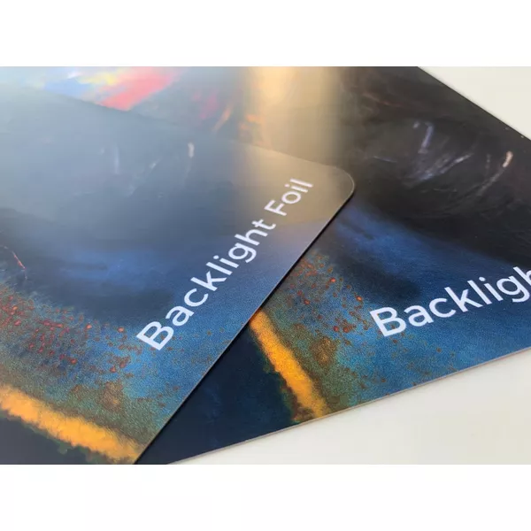 Backlight SO600 foil - UV printing in backlight mode, cut into the format