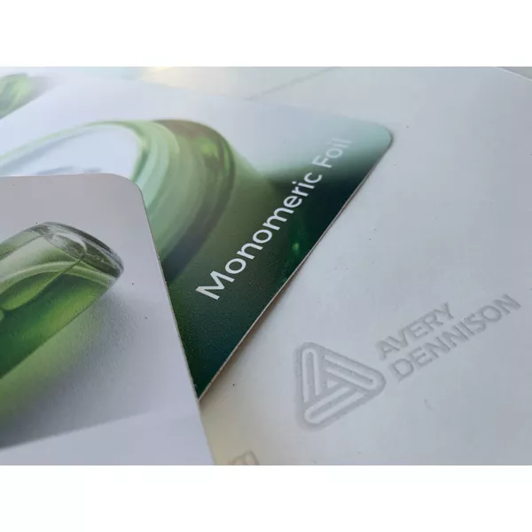 Monomeric adhesive foil, white mat, Oracal 3164 - UV printing, cutting into the format