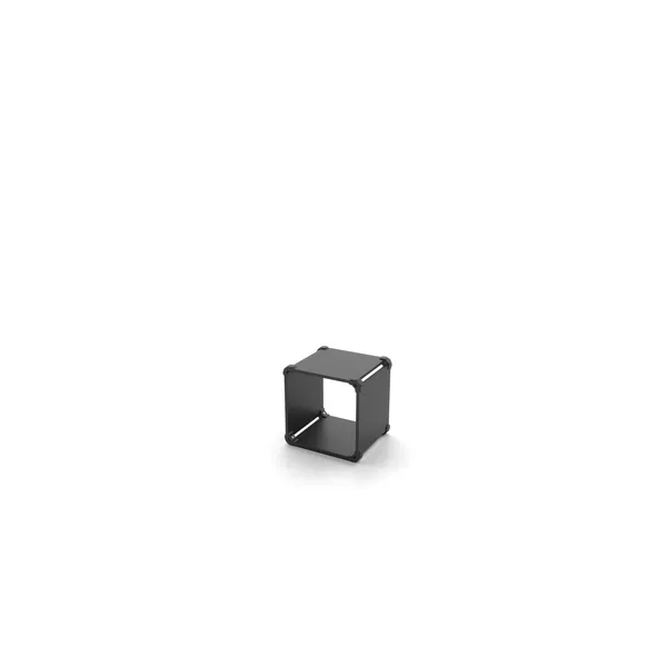 Forme de bibliothèque modulaire K1 - 47x47x40cm - noir