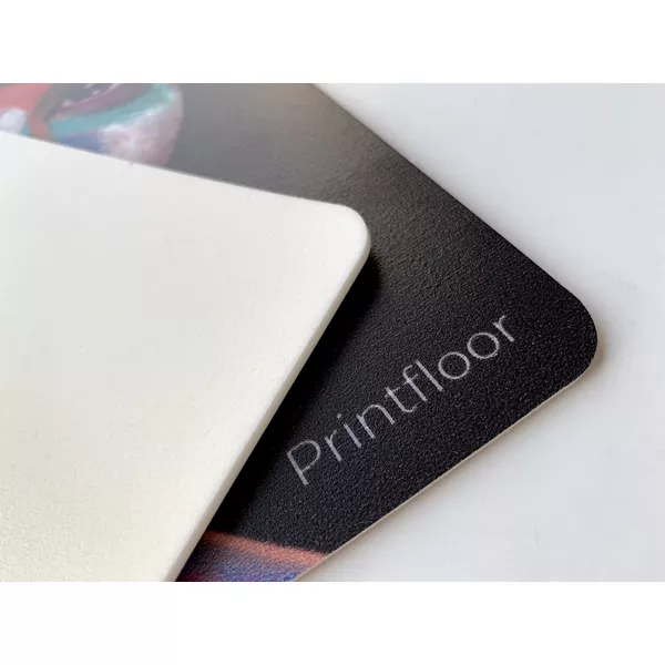 PVC Printfloor - UV printing, cutting into the format