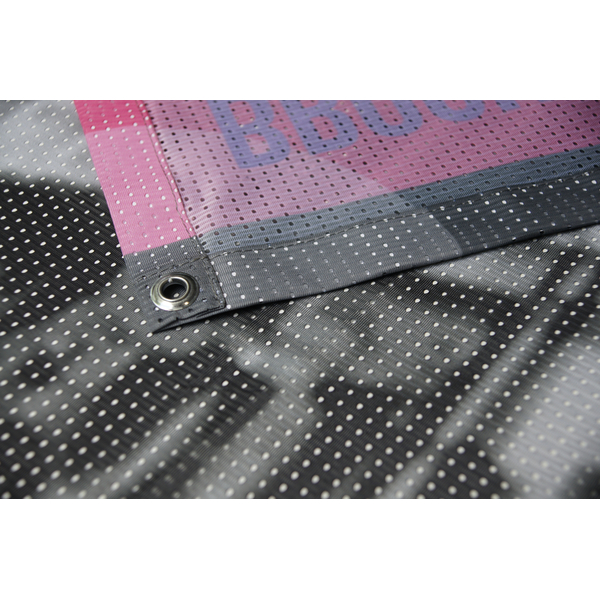 Meshflag fabric - sublimation printing, strengthening belt, 10mm eyes every 30cm