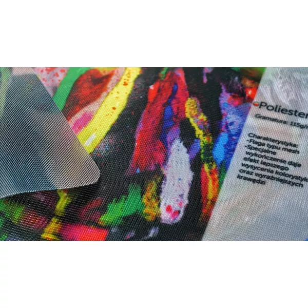 Polyester fabric 115 - sublimation printing, cutting