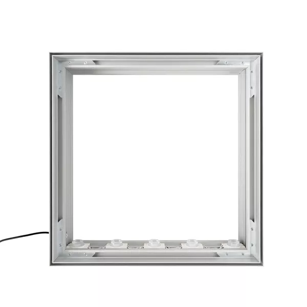 Rama Smart Frame S100 LED - 200x250cm, srebrna, LED krawędziowy, grafika tekstylna z obu stron