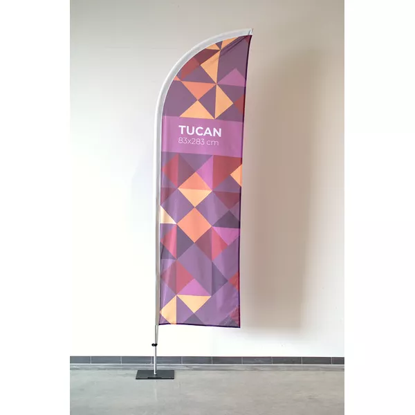 Flaga Tucan S 65x220cm - tunel bazowy