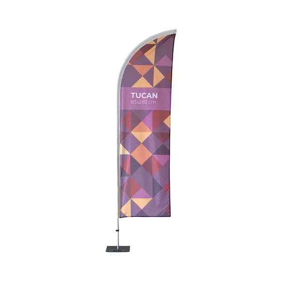 Flaga Tucan S 65x220cm - tunel bazowy