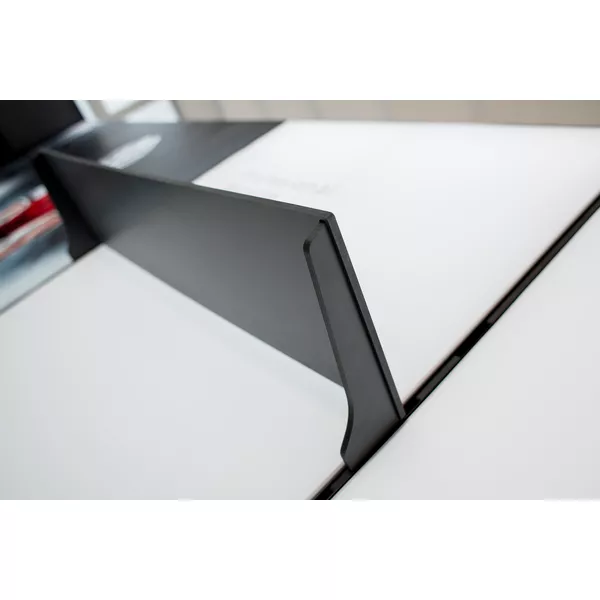 Regał ścienny Faro - 80x150cm - kolor czarny, oświetlenie standard, grafika jednostronna Sam ST